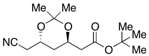 (4R,6S)-6-(Cyanomethyl)-2,2-dimethyl--1,3-dioxane-4-acetic Acid tert-Butyl Ester