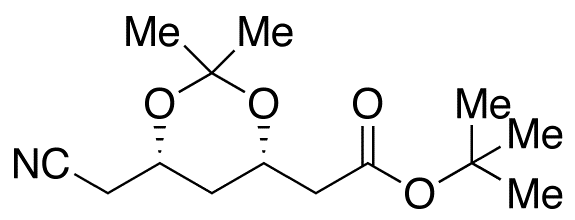 (4S,6S)-6-(Cyanomethyl)-2,2-dimethyl-1,3-dioxane-4-acetic Acid tert-Butyl Ester