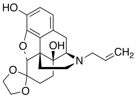 (5α)-4,5-Epoxy-3,14-dihydroxy-17-(2-propenyl)-morphinan-6-one Cyclic 1,2-Ethanediyl Acetal