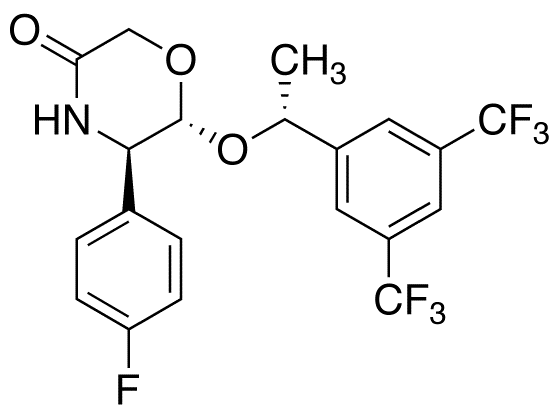 (5R,6R)-6-[(1R)-1-[3,5-Bis(trifluoromethyl)phenyl]ethoxy]-5-(4-fluorophenyl)-3-morpholinone