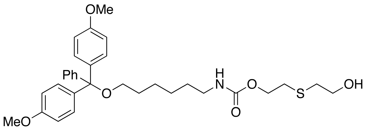 [6-[Bis(4-methoxyphenyl)phenylmethoxy]hexyl]-carbamic Acid 2-[(2-Hydroxyethyl)sulfanyl]ethyl Ester