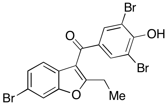 (6-Bromo-2-ethyl-3-benzofuranyl)(3,5-dibromo-4-hydroxyphenyl)methanone