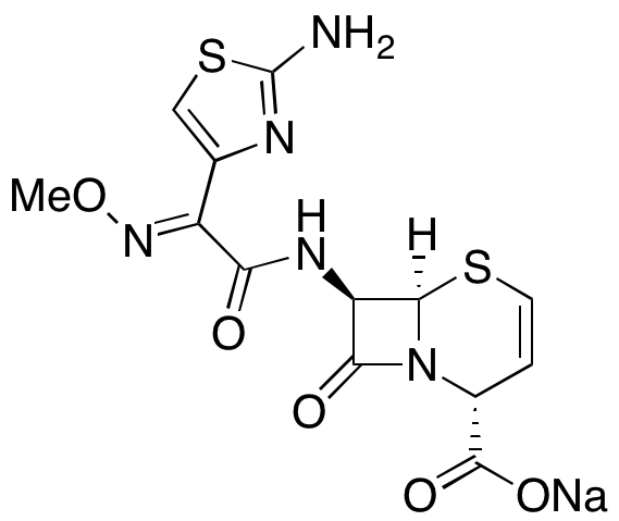 &Delta;2-Ceftizoxime Sodium Salt (Mixture of Diastereomers)