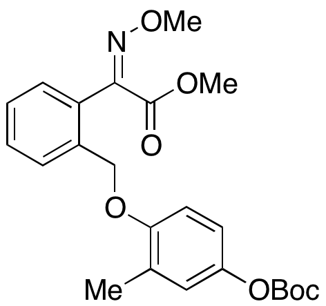 (E)-2-(2-((4-((tert-Butoxycarbonyl)oxy)-2-methylphenoxy)methyl)phenyl)-2-(methoxyimino)acetic Acid Methyl Ester
