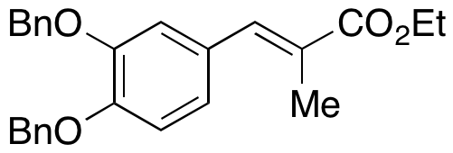 (E)-3-(3,4-Bis(benzyloxy)phenyl)-2-methylacrylic Acid Ethyl Ester