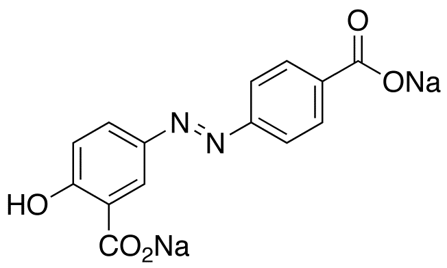 (E)-5-[(p-Carboxyphenyl)azo]-2-salicylic Acid Disodium Salt