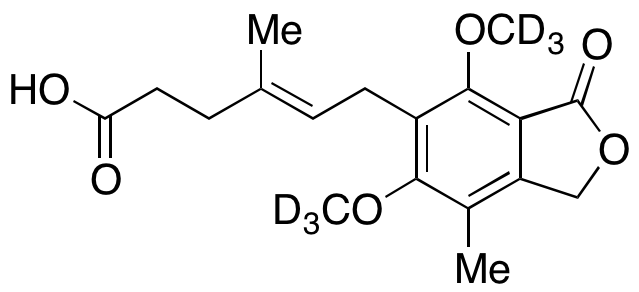 (E)-6-(1,3-Dihydro-4,6-dimethoxy-7-methyl-3-oxo-5-isobenzofuranyl)-4-methyl-4-hexenoic Acid-d6