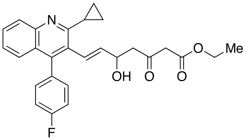 (E)-7-[2-Cyclopropyl-4-(4-fluorophenyl)-3-quinolinyl]-5-hydroxy-3-oxo-6-heptenoic Acid Ethyl Ester