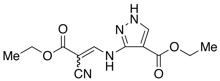 (E/Z)-3-[(2-Cyano-3-ethoxy-3-oxo-1-propenyl)amino]-1H-Pyrazole-4-carboxylic Acid Ethyl Ester