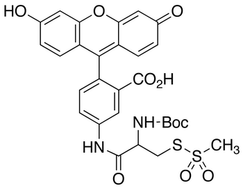 (L)-2-[(t-Boc)amino]-2-[(5-Fluoresceinyl)aminocarbonyl]ethyl Methanethiosulfonate