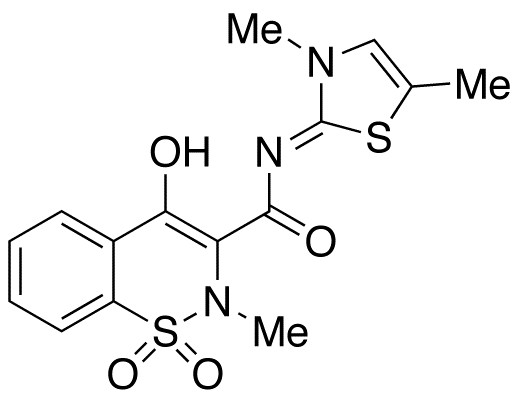 [N(Z)]-N-(3,5-Dimethyl-2(3H)-thiazolylidene)-4-hydroxy-2-methyl-2H-1,2-benzothiazine-3-carboxamide 1,1-Dioxide