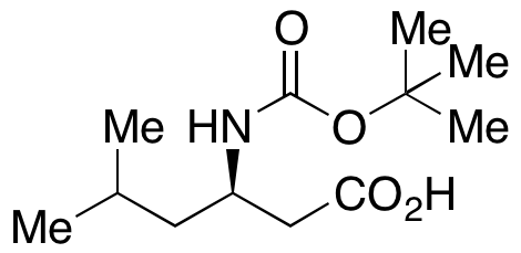 (R)-3-((tert-Butoxycarbonyl)amino)-5-methylhexanoic Acid