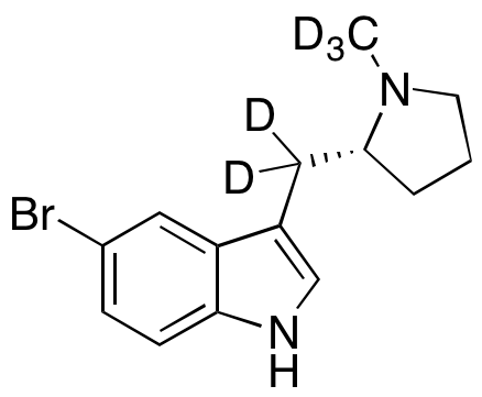 (R)-5-Bromo-3-(N-methylpyrrolidin-2-ylmethyl-d5)-1H-indole