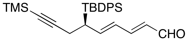 (R,E)-4-((tert-Butyldiphenylsilyl)oxy)-7-(trimethylsilyl)hept-2-en-6-ynal