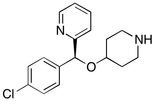 (S)-2-[(4-Chlorophenyl)(4-piperidinyloxy)methyl]pyridine