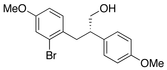 (S)-3-(2-Bromo-4-methoxyphenyl)-2-(4-methoxyphenyl)propan-1-ol