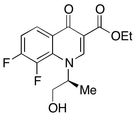 (S)-7,8-Difluoro-1-(1-hydroxypropan-2-yl)-4-oxo-1,4-dihydroquinoline-3-carboxylic Acid Ethyl Ester