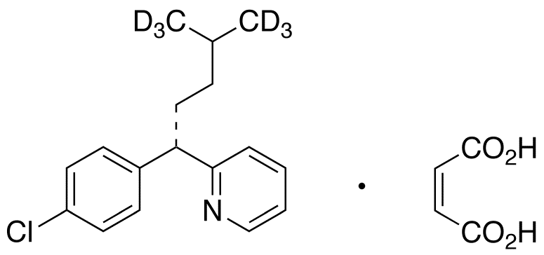 (S)-Chlorpheniramine-d6 Maleate Salt