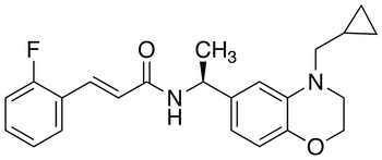 (S)-N-[1-(4-Cyclopropylmethyl-3,4-dihydro-2H-benzo[1,4]oxazin-6-yl)-ethyl]-3-(2-fluoro-phenyl)acrylamide