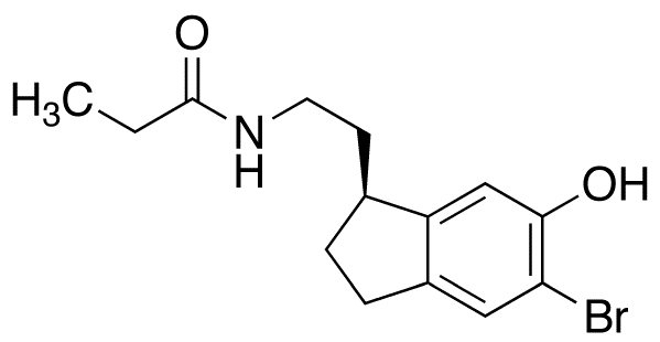 (S)-N-[2-(5-Bromo-2,3-dihydro-6-hydroxy-1H-inden-1-yl)ethyl]propanamide