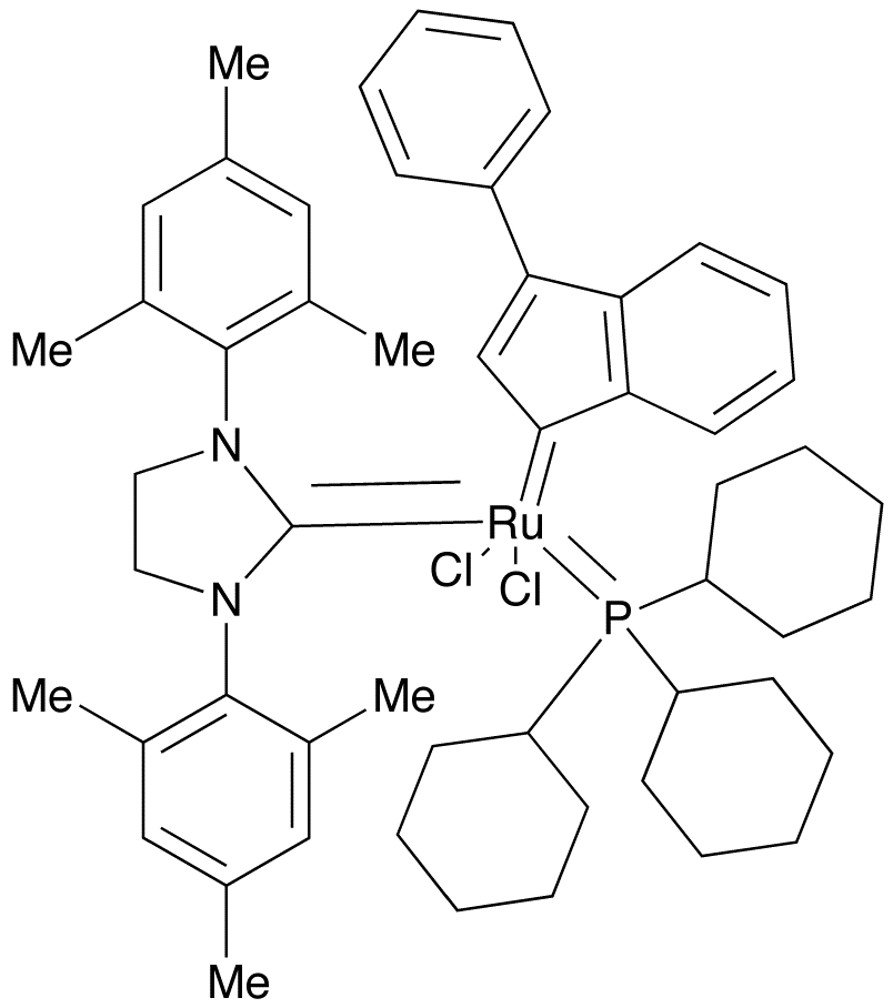 (SP-5-41)-[1,3-Bis(2,4,6-trimethylphenyl)-2-imidazolidinylidene]dichloro(3-phenyl-1H-inden-1-ylidene)(tricyclohexylphosphine)ruthenium