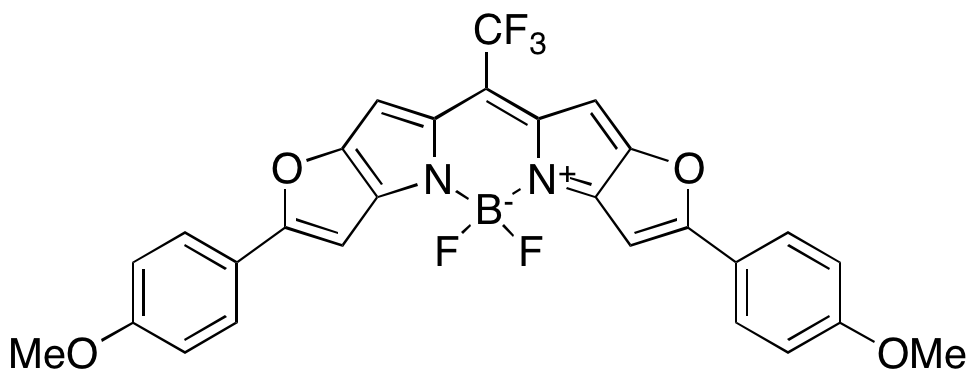 (T-4)-Difluoro[2-(4-methoxyphenyl)-5-[2,2,2-trifluoro-1-[2-(4-methoxyphenyl)-5H-furo[3,2-b]pyrrol-5-ylidene-κN4]ethyl]-4H-furo[3,2-b]pyrrolato-κN4]boron