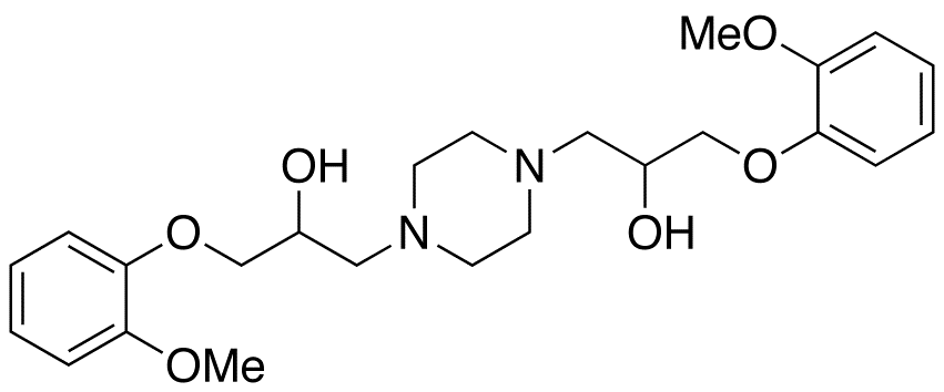 α,α’-Bis[(2-Methoxyphenoxy)methyl]-1,4-piperazinediethanol
