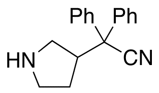 α,α-Diphenyl-3-pyrrolidineacetonitrile