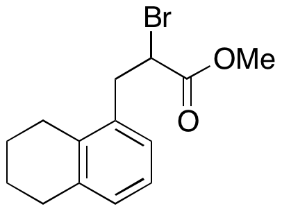 α-Bromo-5,6,7,8-tetrahydro-1-naphthalenepropanoic Acid Methyl Ester