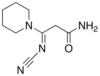 β-(Cyanoimino)-1-piperidinepropanamide