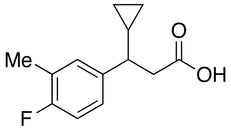 β-Cyclopropyl-4-fluoro-3-methylbenzenepropanoic acid