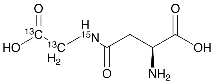 β-L-Aspartylglycine-13C2,15N