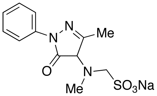 1-[(4,5-Dihydro-3-methyl-5-oxo-1-phenyl-1H-pyrazol-4-yl)methylamino]methanesulfonic Acid Sodium Salt