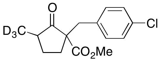 1-[(4-Chlorophenyl)methyl]-3-methyl-2-oxocyclopentanecarboxylic Acid Methyl Ester-d3