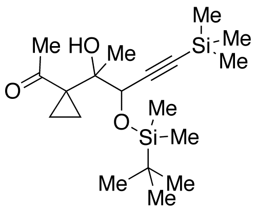 1-[1-[-2-[tert-Butyldimethylsilyloxy]-1-hydroxy-1-methyl-4-(trimethylsilyl)-3-butynyl]cyclopropyl]-ethanone