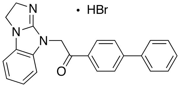 1-[1,1’-Biphenyl]-4-yl-2-(2,3-dihydro-9H-imidazo[1,2-a]benzimidazol-9-yl)-ethanone Hydrobromide