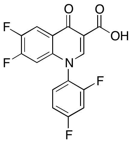 1-(2,4-Difluorophenyl)-6,7-difluoro-1,4-dihydro-4-oxo-3-quinolinecarboxylic Acid