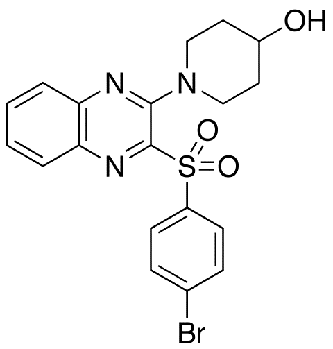 1-[3-[(4-Bromophenyl)sulfonyl]-2-quinoxalinyl]-4-piperidinol