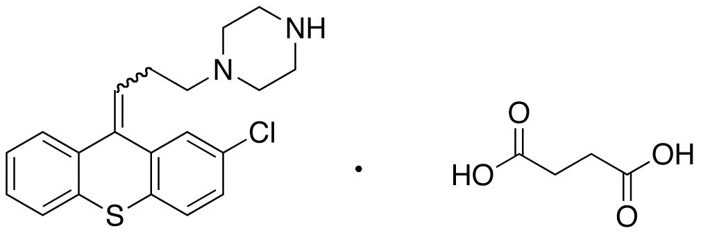 1-[3-(2-Chlorothioxanthen-9-ylidene)propyl]piperazine Succinate