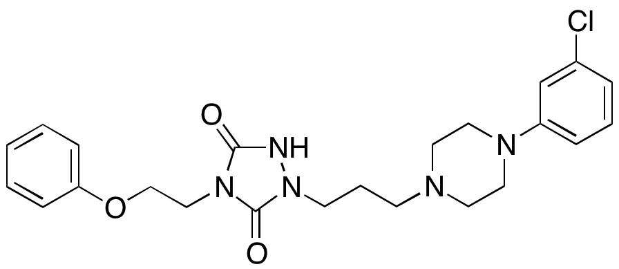 1-[3-[4-(3-Chlorophenyl)-1-piperazinyl]propyl]-4-(2-phenoxyethyl)-1,2,4-triazolidine-3,5-dione