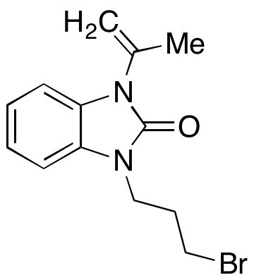 1-(3-Bromopropyl)-1,3-dihydro-3-(1-methylethenyl)-2H-benzimidazol-2-one