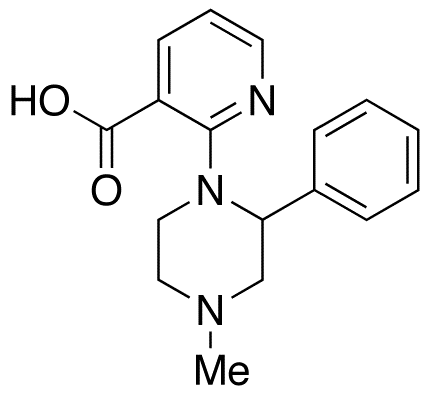 1-(3-Carboxy-2-pyridyl)-4-methyl-2-phenylpiperazine