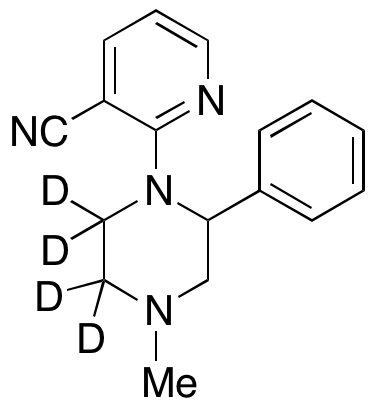 1-(3-Cyano-2-pyridyl)-4-methyl-2-phenylpiperazine-d4