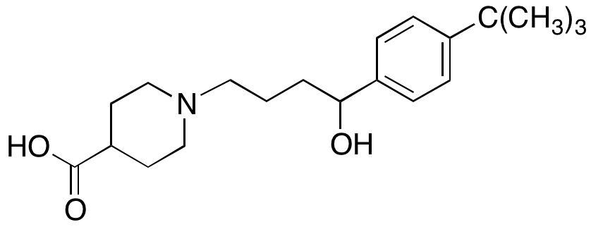 1-(4-(4-(tert-Butyl)phenyl)-4-hydroxybutyl)piperidine-4-carboxylic Acid