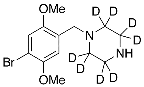 1-(4-Bromo-2,5-dimethoxybenzyl)piperazine-d8