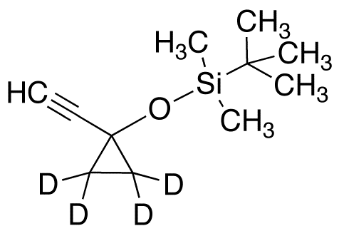 1-(tert-Butyldimethylsilyloxy)-1-ethynyl-cyclopropane-d4