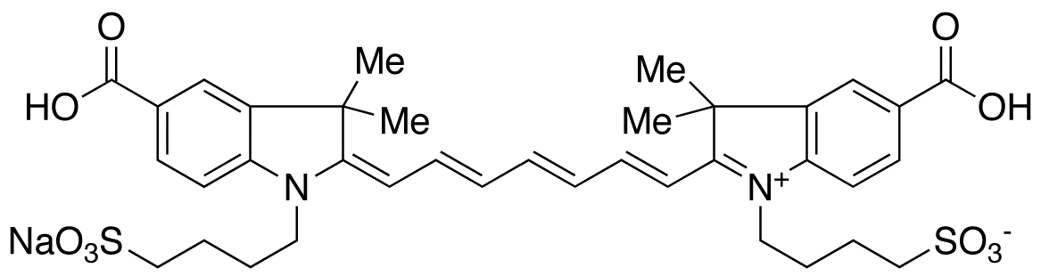 1,1’-Bis-(4-sulfobutyl)-indotricarbocyanine-5,5’-dicarboxylic Acid Monosodium Salt;