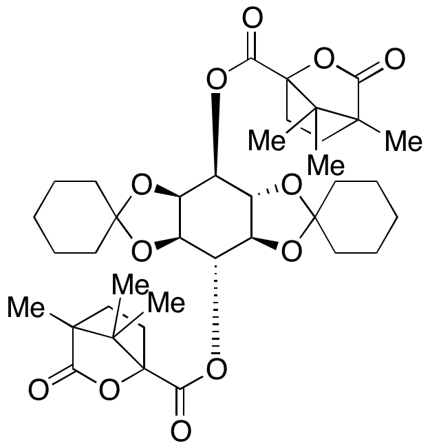 1,2:4,5-di-O-Cyclohexylidene-D-myo-Inositol 3,6-Bis(4,7,7-trimethyl-3-oxo-2-oxabicyclo[2.2.1]heptane-1-carboxylate)