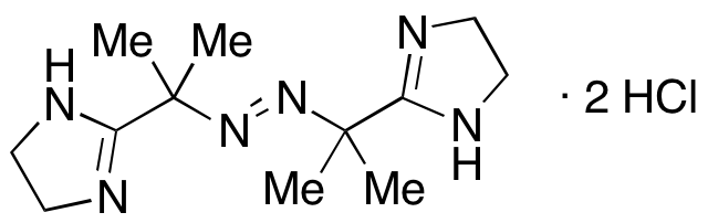 1,2-Bis(2-(4,5-dihydro-1H-imidazol-2-yl)propan-2-yl)diazene Dihydrochloride