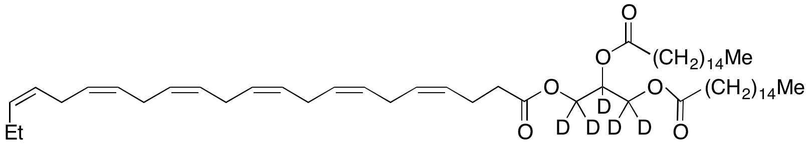 1,2-Dipalmitoyl-3-docosahexaenoyl Glycerol-d5